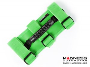 Jeep Gladiator Ultimate Grab Handles - Lime Green